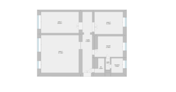 Prodej bytu 3+1 v osobním vlastnictví 110 m², Praha 2 - Nové Město