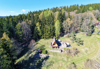 Pohled z dronu - Prodej chaty / chalupy 54 m², Nejdek