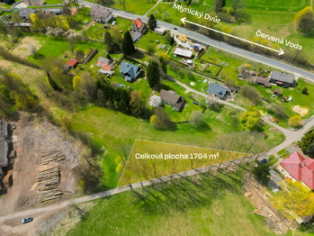 Prodej pozemku 1845 m², Červená Voda