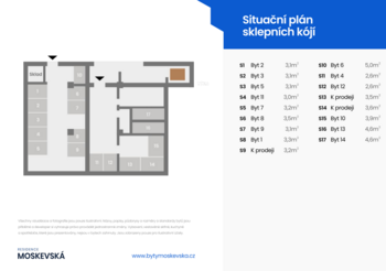 Karta sklepa - Pronájem bytu 2+kk v osobním vlastnictví 76 m², Karlovy Vary