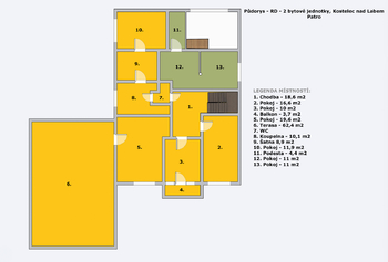 Prodej domu 280 m², Kostelec nad Labem