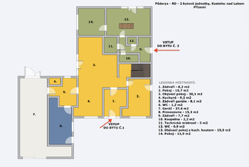 Prodej domu 280 m², Kostelec nad Labem
