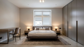 Vizualizace ložnice - Pronájem bytu 3+1 v osobním vlastnictví 92 m², Prostějov