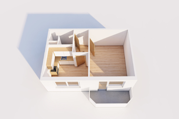 Prodej bytu 1+1 v družstevním vlastnictví 30 m², Bojkovice