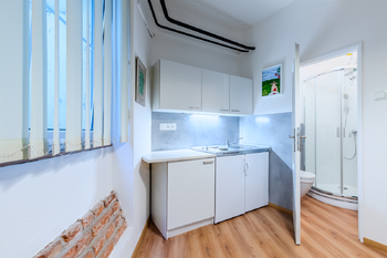 Suterén- kuchyně - Prodej bytu 3+kk v osobním vlastnictví 88 m², Praha 1 - Nové Město