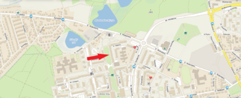 mapa - Pronájem bytu 2+kk v družstevním vlastnictví 42 m², České Budějovice