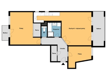 Prodej bytu 3+kk v osobním vlastnictví 110 m², Praha 4 - Kunratice