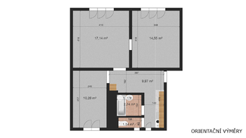 Prodej bytu 2+1 v osobním vlastnictví 56 m², Mnichovo Hradiště