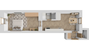 Prodej bytu 2+kk v osobním vlastnictví 43 m², Praha 5 - Smíchov