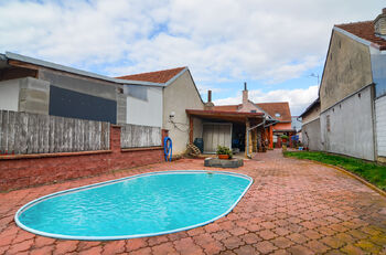 bazén - vizualizace - Prodej domu 213 m², Velké Bílovice