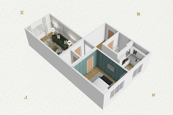 Prodej bytu 2+1 v osobním vlastnictví 55 m², Rotava