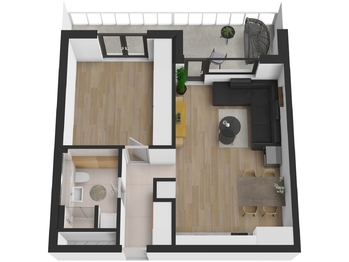 Pronájem bytu 2+kk v osobním vlastnictví 53 m², Plzeň