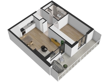 Pronájem bytu 2+kk v osobním vlastnictví 53 m², Plzeň