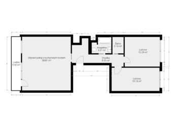 Prodej bytu 3+kk v osobním vlastnictví 73 m², Praha 10 - Horní Měcholupy