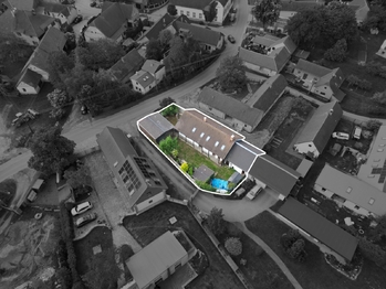 Pohled na pozemek - Prodej domu 223 m², Doubek