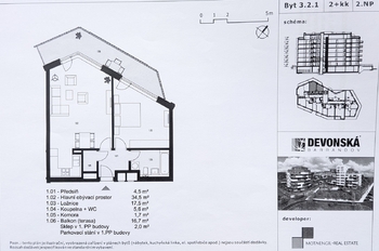 Prodej bytu 2+kk v osobním vlastnictví 64 m², Praha 5 - Hlubočepy