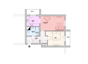 Prodej bytu 2+1 v osobním vlastnictví 58 m², Příbram
