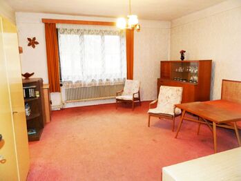 Obývací pokoj. - Prodej zemědělského objektu 455 m², Zálší