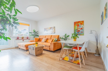 obývací pokoj - Pronájem bytu 2+1 v osobním vlastnictví 49 m², Kladno