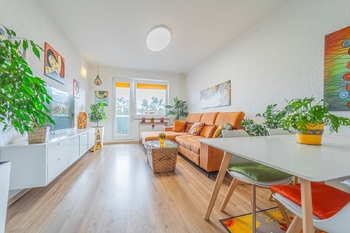 obývací pokoj - Pronájem bytu 2+1 v osobním vlastnictví 49 m², Kladno