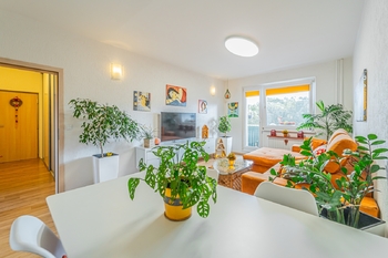 obývací pokoj - Pronájem bytu 2+1 v osobním vlastnictví 49 m², Kladno