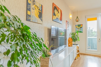 obývací pokoj - Pronájem bytu 2+1 v osobním vlastnictví 49 m², Kladno