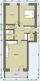 Pronájem bytu 3+kk v osobním vlastnictví 59 m², Praha 6 - Břevnov