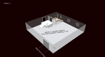 Pronájem skladovacích prostor 363 m², Chlumec nad Cidlinou