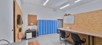 Kancelář ve sskladu - Pronájem skladovacích prostor 363 m², Chlumec nad Cidlinou