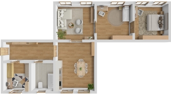 Prodej bytu 4+1 v osobním vlastnictví 124 m², Město Albrechtice