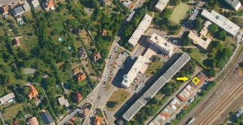 Umístnění v mapě - Prodej garáže, Praha 5 - Radotín