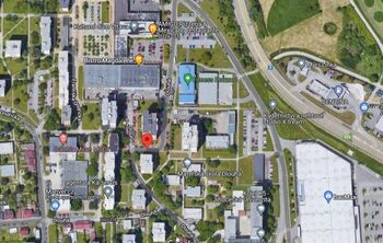 Orientační mapa - Pronájem bytu 1+kk v družstevním vlastnictví 27 m², České Budějovice