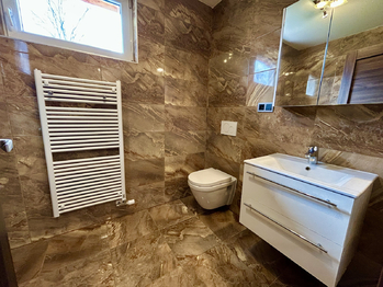 Koupelna v přízemí  - Pronájem domu 200 m², Pětihosty