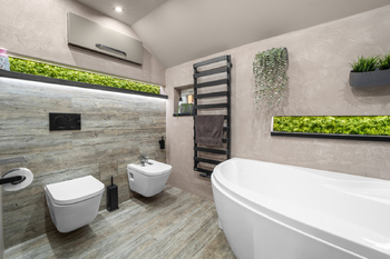 Moderní koupelna  - Prodej chaty / chalupy 138 m², Hradištko