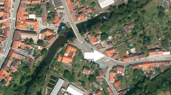 Orientační mapa - Pronájem bytu 3+kk v osobním vlastnictví 70 m², Husinec