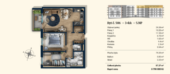 Prodej bytu 3+kk v osobním vlastnictví 80 m², Plzeň