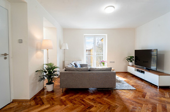 VIZUALIZACE OBÝVACÍHO POKOJE - Prodej bytu 2+1 v osobním vlastnictví 55 m², Kolín