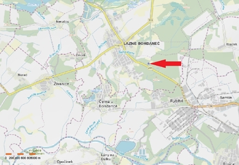 Prodej pozemku 1923 m², Lázně Bohdaneč