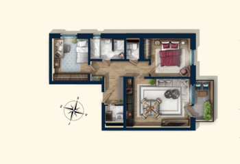 Prodej bytu 3+kk v osobním vlastnictví 74 m², Plzeň
