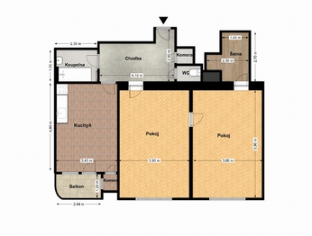 Prodej bytu 2+1 v osobním vlastnictví 93 m², Praha 3 - Vinohrady