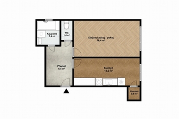 Prodej bytu 1+1 v osobním vlastnictví 45 m², Praha 3 - Vinohrady