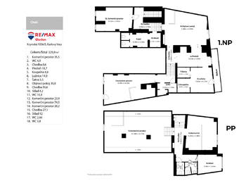 Prodej obchodních prostor 253 m², Cheb