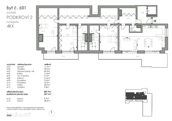 Prodej bytu atypický v osobním vlastnictví 208 m², České Budějovice