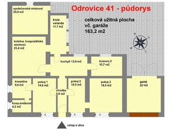 Přechozí stav - Prodej domu 232 m², Odrovice
