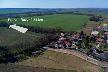 Pohled na ves - Prodej domu 121 m², Hobšovice