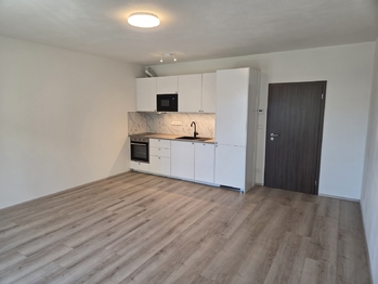 Obytná místnost + kk - Pronájem bytu 1+kk v osobním vlastnictví 37 m², České Budějovice