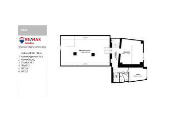 Prodej restaurace 95 m², Cheb