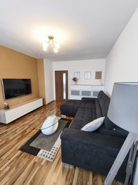 Obývací pokoj - Pronájem bytu 3+kk v osobním vlastnictví 69 m², Praha 4 - Chodov 