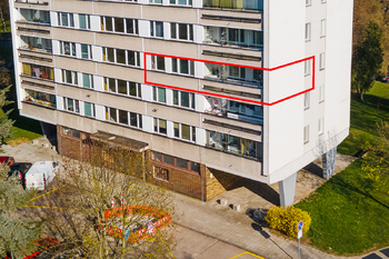 zákres bytu - Prodej bytu 3+1 v družstevním vlastnictví 77 m², Hradec Králové