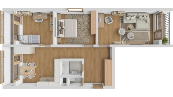 Prodej bytu 3+1 v osobním vlastnictví 80 m², Hradec Králové